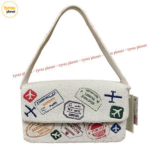 New Release - Handcrafted in India World Travel Beaded Bag Viral TikTok New